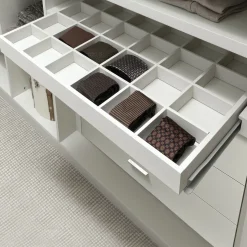 PORTA CRAVATTE ESTRAIBILE CM87,2 GRIGIO PERLA