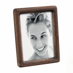PORTAFOTO IN LEGNO STONDATO MORO 15X20CM : vendita online PORTAFOTO IN LEGNO STONDATO MORO 15X20CM in offerta