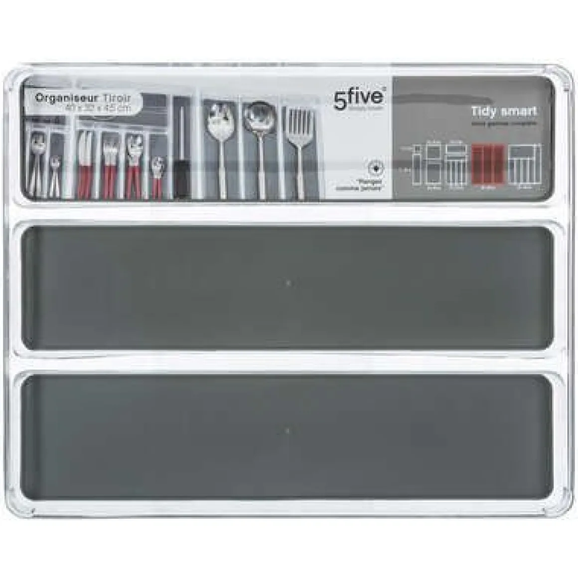 PORTAPOSATE IN PLASTICA 3 SCOMPARTI 32X40 H. 4.7CM