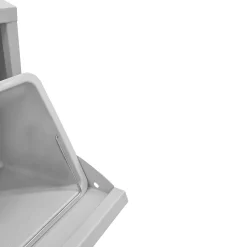 PORTARIFIUTI CM 60X25X92 IN METALLO GRIGIO: vendita online PORTARIFIUTI CM 60X25X92 IN METALLO GRIGIO in offerta