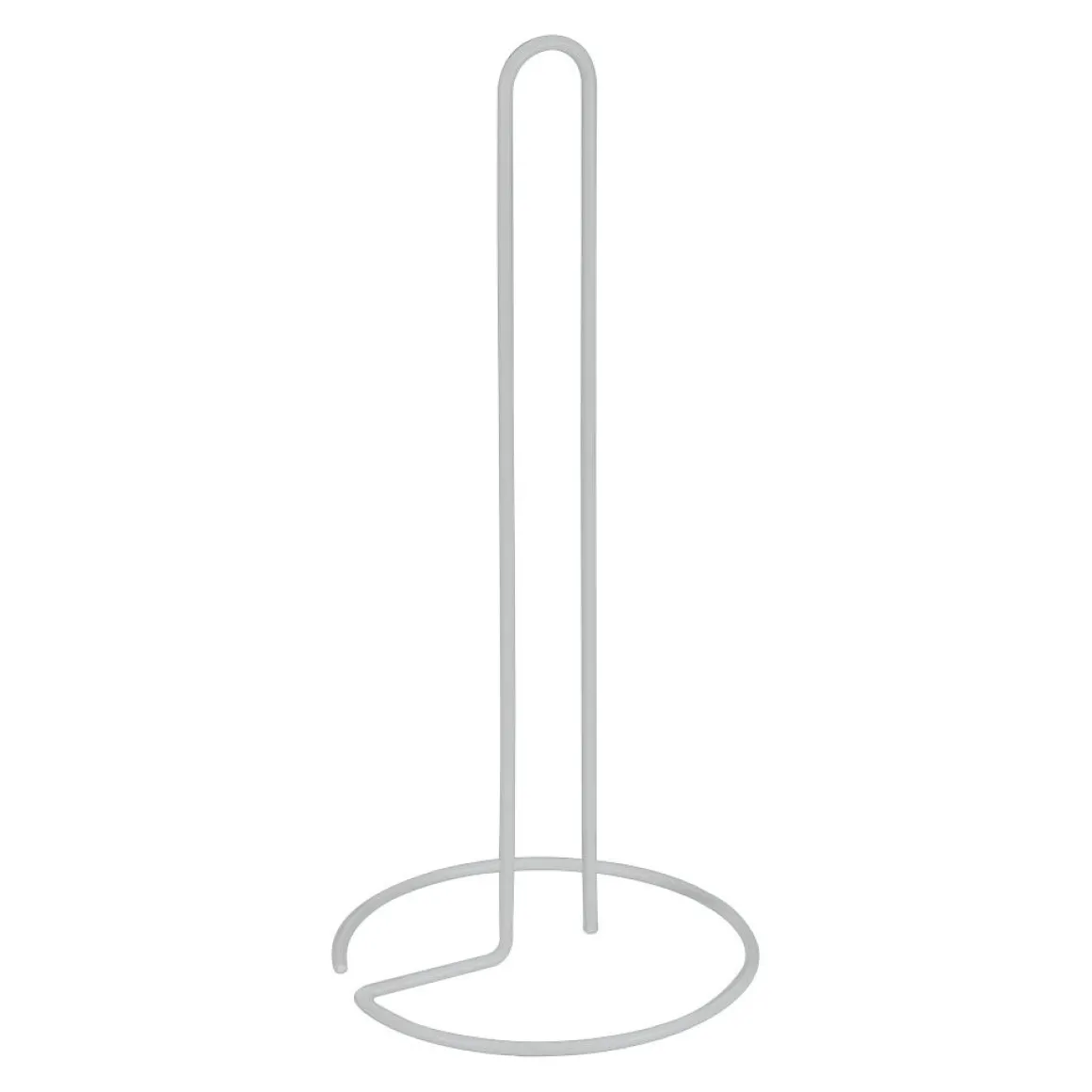 PORTA ROTOLO CARTA DA CUCINA ROLLY IN FERRO BIANCO 14X32CM
