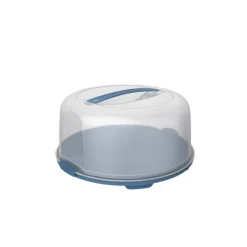 PORTATORTE ALTO FRESH 35.5X34.5 H. 16.5CM BLU ORIZZONTE
