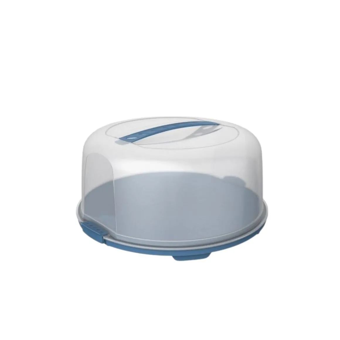 PORTATORTE ALTO FRESH 35.5X34.5 H. 16.5CM BLU ORIZZONTE