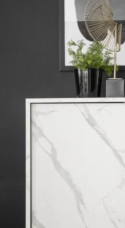 PORTA TV CARRARA EFFETTO MARMO BIANCO: vendita online PORTA TV CARRARA EFFETTO MARMO BIANCO in offerta