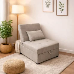 POUFF/POLTRONA/LETTO MOD. PIPPO IN TESSUTO TORTORA : vendita online POUFF/POLTRONA/LETTO MOD. PIPPO IN TESSUTO TORTORA in offerta
