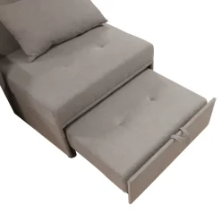 POUFF/POLTRONA/LETTO MOD. PIPPO IN TESSUTO TORTORA : vendita online POUFF/POLTRONA/LETTO MOD. PIPPO IN TESSUTO TORTORA in offerta