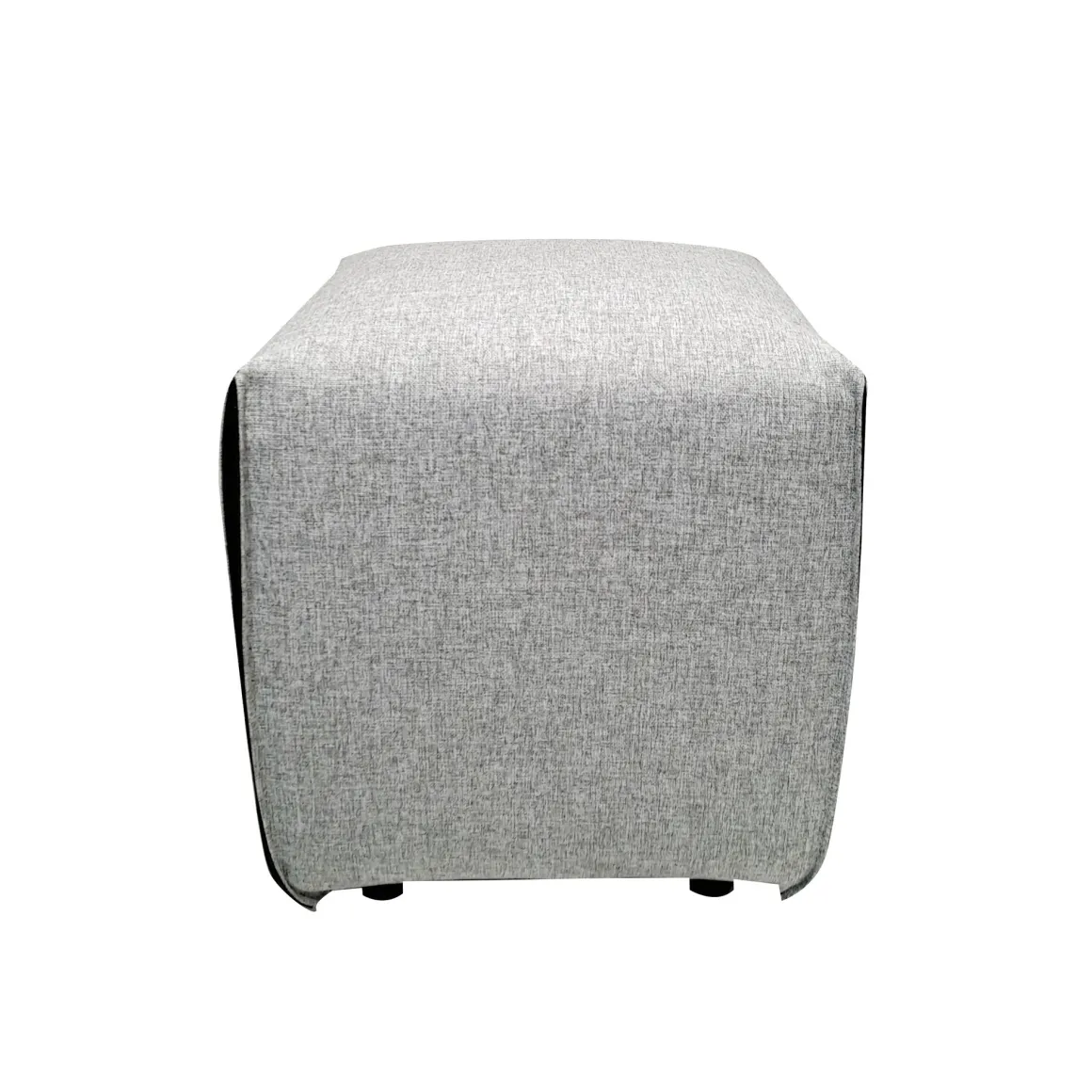POUF IMBOTTITO CM 42X42 H.45 IN TESSUTO GRIGIO CHIARO : vendita online POUF IMBOTTITO CM 42X42 H.45 IN TESSUTO GRIGIO CHIARO in offerta