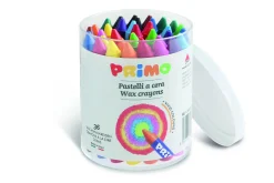 PRIMO - BARATTOLO 36 PASTELLI A CERA: vendita online PRIMO - BARATTOLO 36 PASTELLI A CERA in offerta