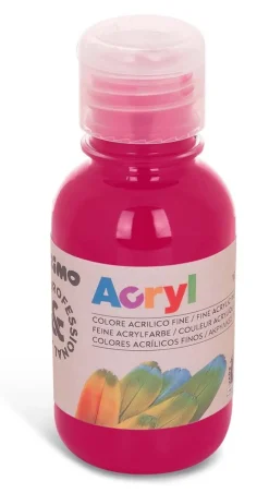 PRIMO - BOTTIGLIA COLORE ACRILICO 125ML ROSSO PRIMARIO: vendita online PRIMO - BOTTIGLIA COLORE ACRILICO 125ML ROSSO PRIMARIO in offerta