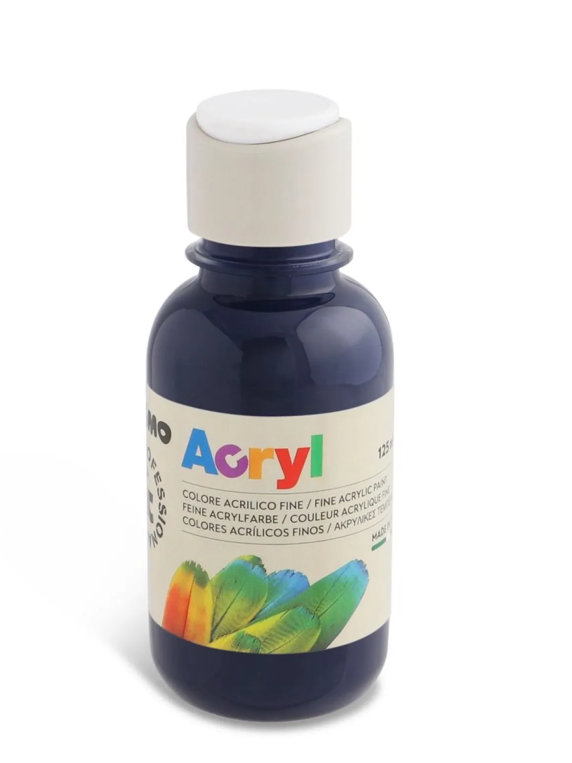 PRIMO - BOTTIGLIA COLORE ACRILICO 125ML BLU NOTTE: vendita online PRIMO - BOTTIGLIA COLORE ACRILICO 125ML BLU NOTTE in offerta