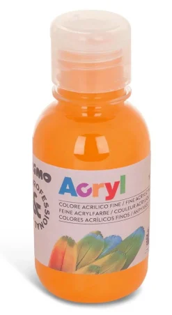 PRIMO - BOTTIGLIA COLORE ACRILICO 125ML ARANCIO: vendita online PRIMO - BOTTIGLIA COLORE ACRILICO 125ML ARANCIO in offerta