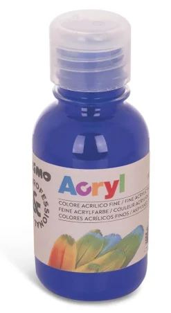 PRIMO - BOTTIGLIA COLORE ACRILICO 125ML BLU OLTREMARE: vendita online PRIMO - BOTTIGLIA COLORE ACRILICO 125ML BLU OLTREMARE in offerta