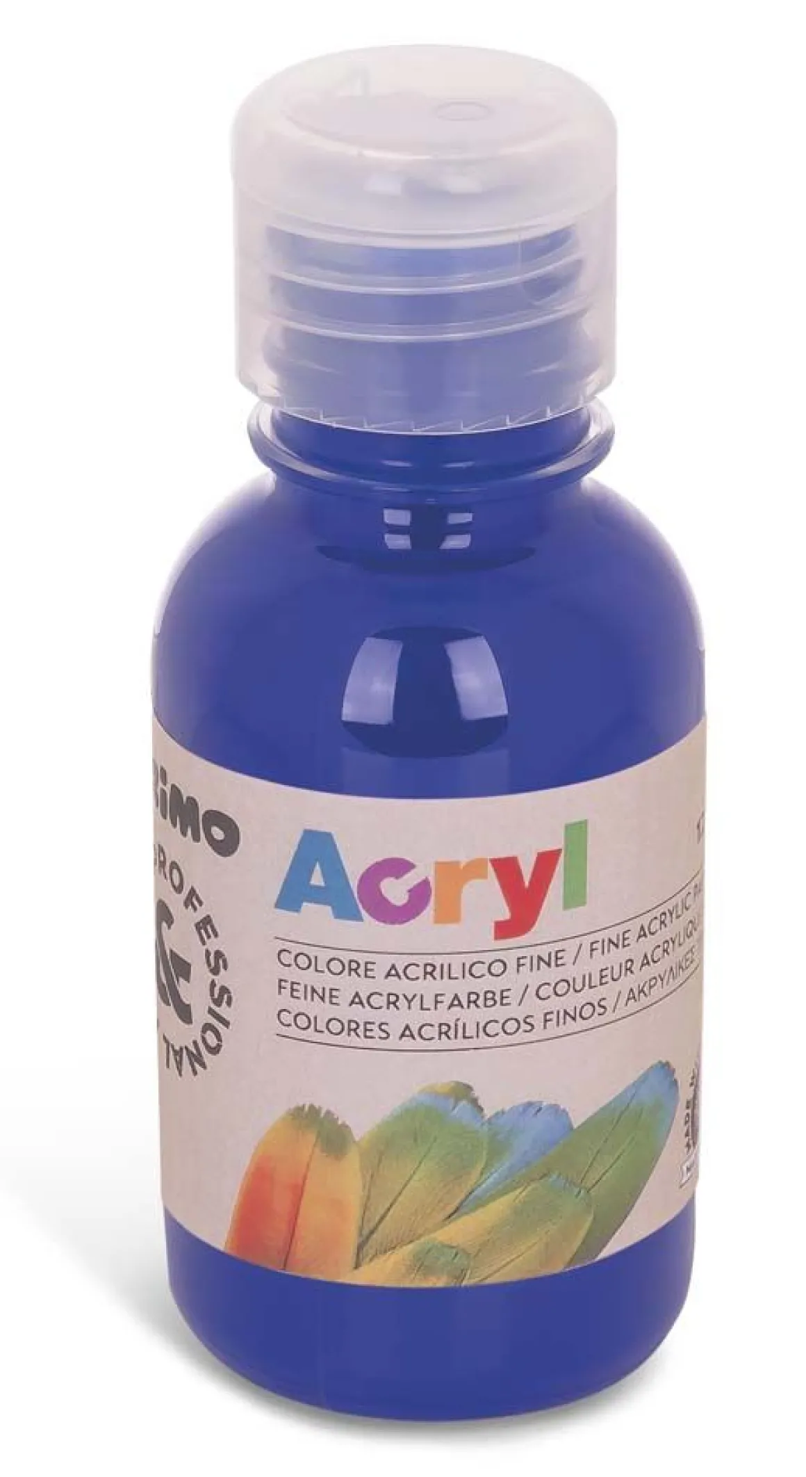 PRIMO - BOTTIGLIA COLORE ACRILICO 125ML BLU OLTREMARE: vendita online PRIMO - BOTTIGLIA COLORE ACRILICO 125ML BLU OLTREMARE in offerta