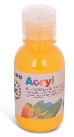PRIMO - BOTTIGLIA COLORE ACRILICO 125ML GIALLO ORO: vendita online PRIMO - BOTTIGLIA COLORE ACRILICO 125ML GIALLO ORO in offerta
