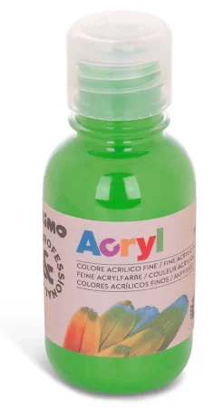 PRIMO - BOTTIGLIA COLORE ACRILICO 125ML VERDE CHIARO: vendita online PRIMO - BOTTIGLIA COLORE ACRILICO 125ML VERDE CHIARO in offerta