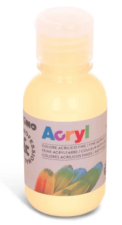 PRIMO - BOTTIGLIA COLORE ACRILICO 125ML GIALLO AVORIO: vendita online PRIMO - BOTTIGLIA COLORE ACRILICO 125ML GIALLO AVORIO in offerta