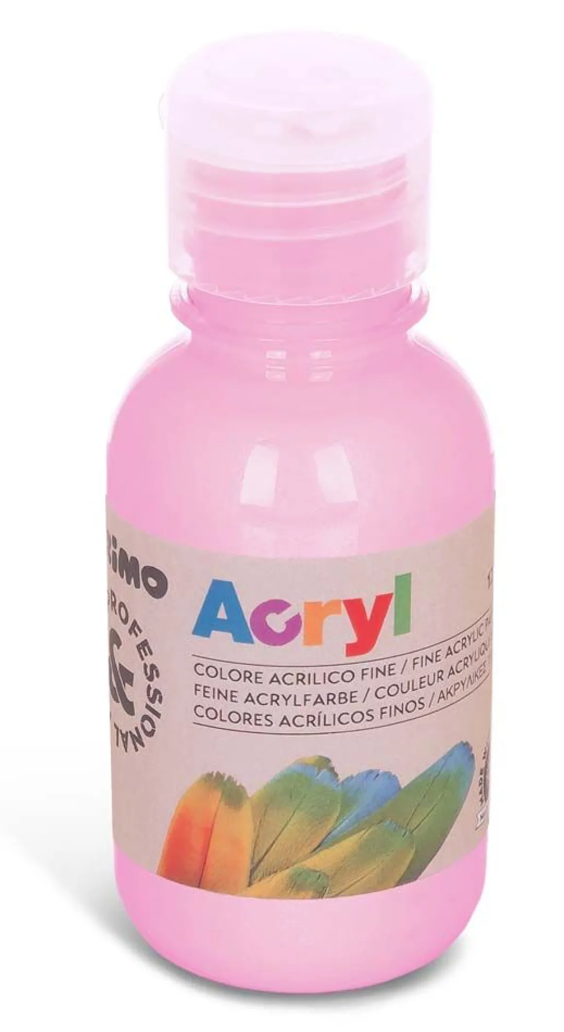 PRIMO - BOTTIGLIA COLORE ACRILICO 125ML ROSA: vendita online PRIMO - BOTTIGLIA COLORE ACRILICO 125ML ROSA in offerta