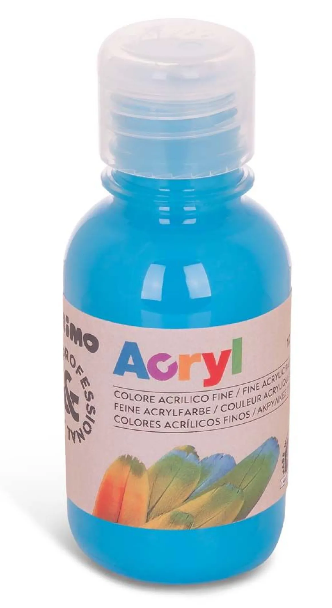 PRIMO - BOTTIGLIA COLORE ACRILICO 125ML BLU PRIMARIO/CYAN: vendita online PRIMO - BOTTIGLIA COLORE ACRILICO 125ML BLU PRIMARIO/CYAN in offerta