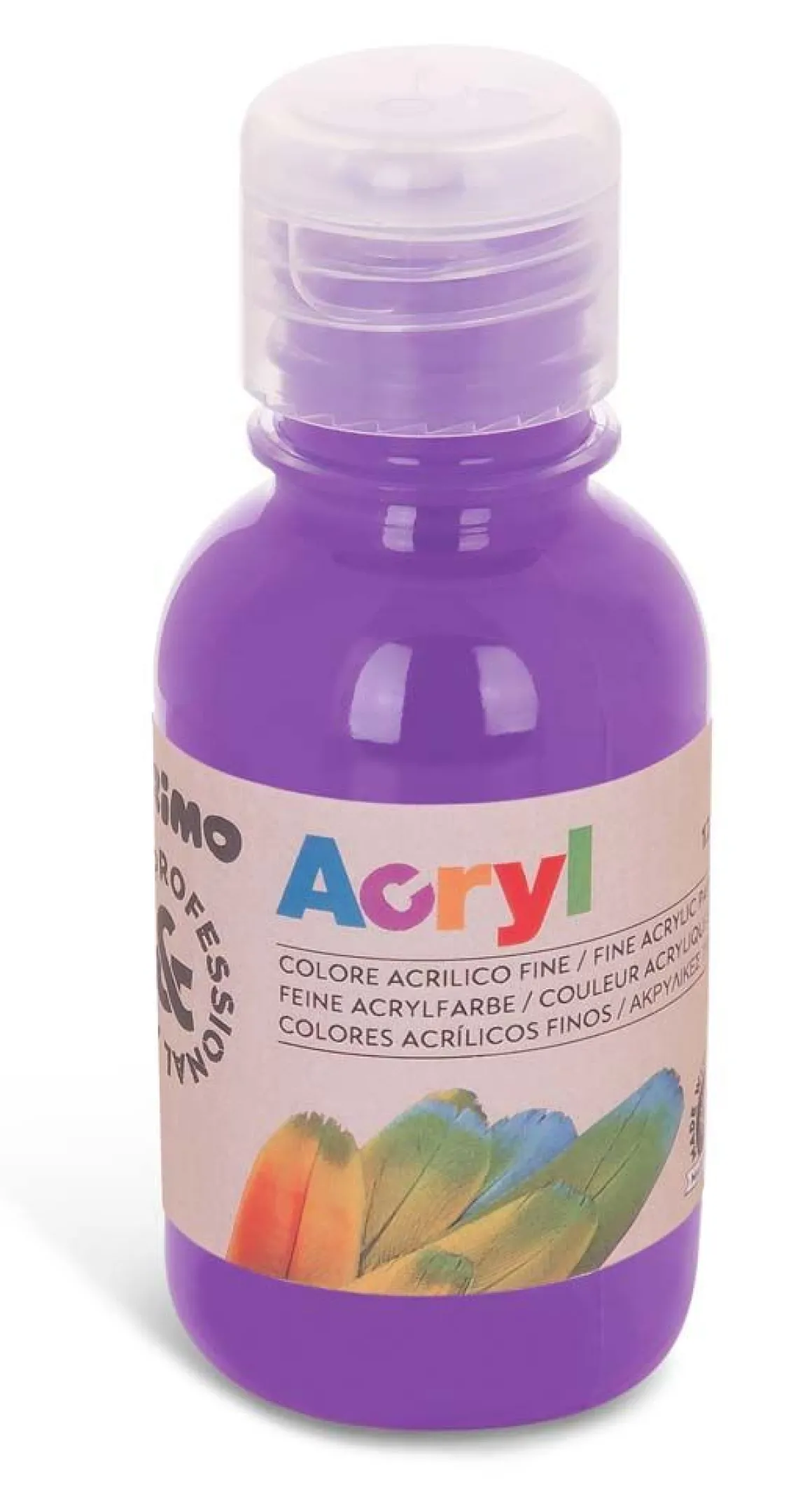 PRIMO - BOTTIGLIA COLORE ACRILICO 125ML VIOLA : vendita online PRIMO - BOTTIGLIA COLORE ACRILICO 125ML VIOLA in offerta