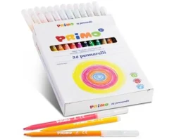 PRIMO - CONFEZIONE 24PZ PENNARELLI COLORI ASSORTITI: vendita online PRIMO - CONFEZIONE 24PZ PENNARELLI COLORI ASSORTITI in offerta