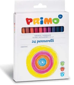 PRIMO - CONFEZIONE 24PZ PENNARELLI COLORI ASSORTITI: vendita online PRIMO - CONFEZIONE 24PZ PENNARELLI COLORI ASSORTITI in offerta