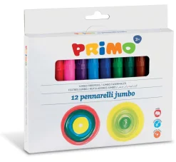 PRIMO - CONFEZIONE 12PZ PENNARELLI JUMBO COLORI ASSORTITI: vendita online PRIMO - CONFEZIONE 12PZ PENNARELLI JUMBO COLORI ASSORTITI in offerta