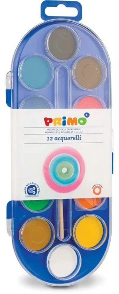 PRIMO - SET 12 ACQUERELLI 30MM: vendita online PRIMO - SET 12 ACQUERELLI 30MM in offerta
