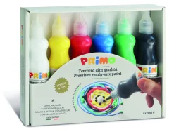 PRIMO - SET 6 BOTTIGLIE TEMPERA LIQUIDA DA 75ML: vendita online PRIMO - SET 6 BOTTIGLIE TEMPERA LIQUIDA DA 75ML in offerta