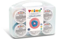 PRIMO - SET 6 TEMPERA DITA PERLATE IN VASETTO DA 100GR: vendita online PRIMO - SET 6 TEMPERA DITA PERLATE IN VASETTO DA 100GR in offerta