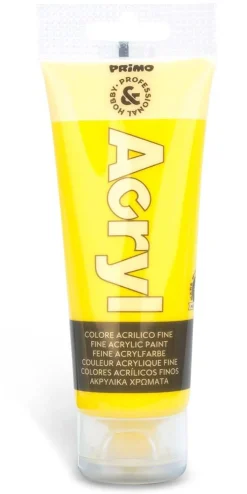 PRIMO - TUBO ACRILICO 75ML GIALLO PRIMARIO: vendita online PRIMO - TUBO ACRILICO 75ML GIALLO PRIMARIO in offerta