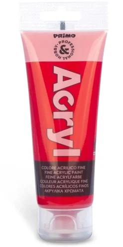 PRIMO - TUBO ACRILICO 75ML ROSSO VERMIGLIO: vendita online PRIMO - TUBO ACRILICO 75ML ROSSO VERMIGLIO in offerta