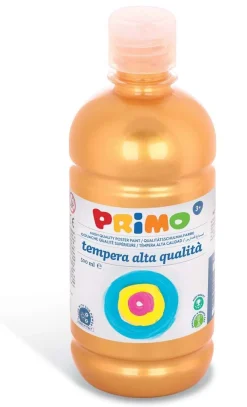 Primo Tempera di Alta Qualità: Bottiglia in Tempera Colore Oro 500ml