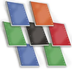 Quaderno Monocromo 77 F Maxi: Quaderno a righe diversi colori