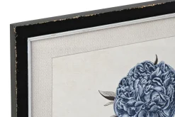 QUADRO IN CRISTALLO MDF C/FIORI ASSORTITI 50X2X65CM: vendita online QUADRO IN CRISTALLO MDF C/FIORI ASSORTITI 50X2X65CM in offerta