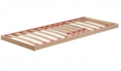 RETE SINGOLA 80X190 IN LEGNO CON REGOLATORI DI RIGIDITA'