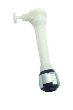 ROMPIGETTO CON TUBO SNODABILE BIANCO