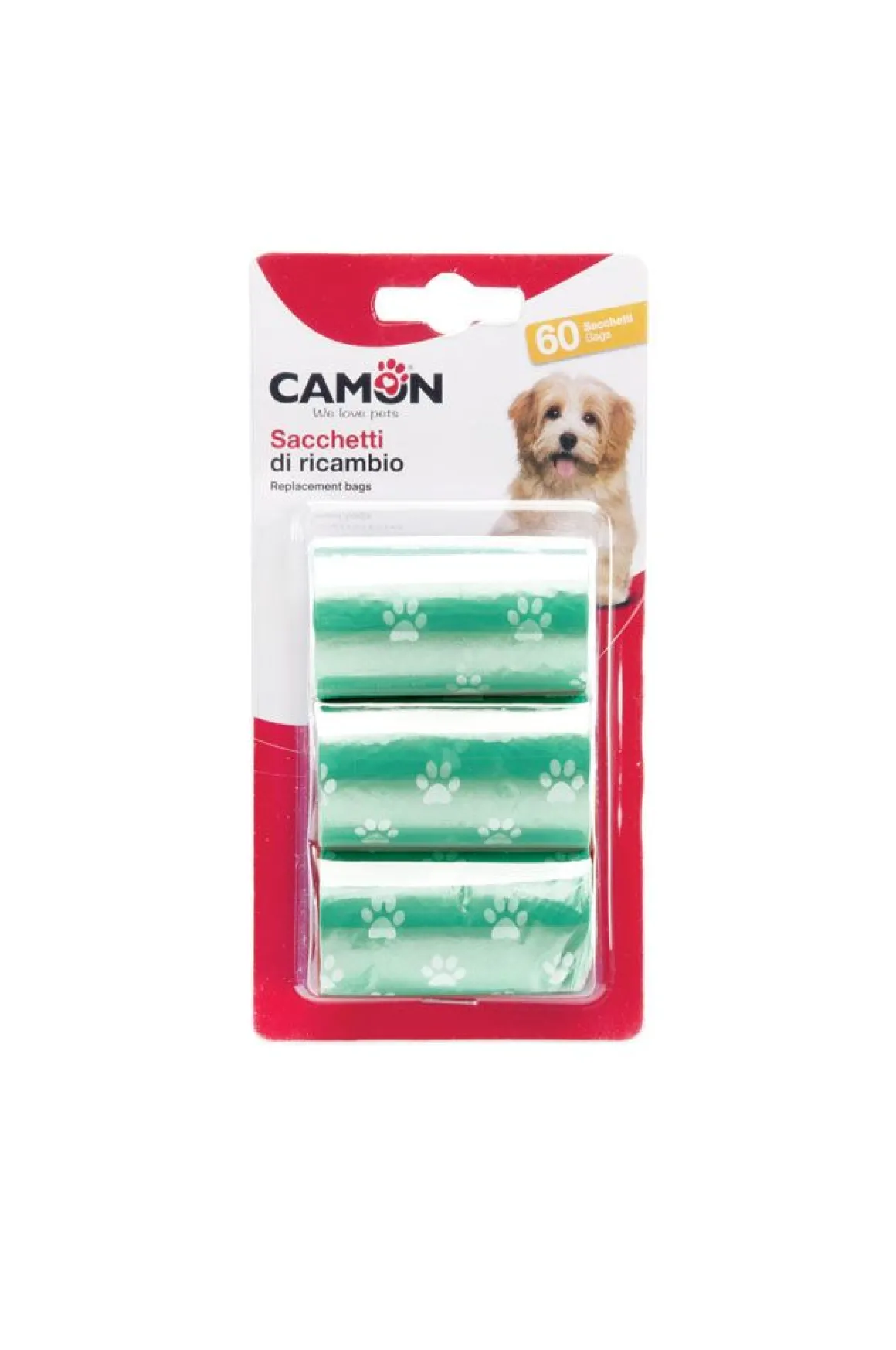 Sacchetti Colorati 3 Rotoli: sacchetti di ricambio per cani