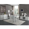 SALA CLASSICA IN LEGNO LACCATO BIANCO