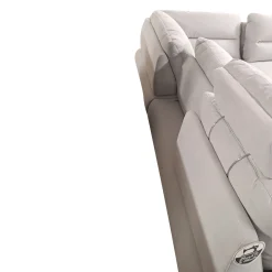SALOTTO ANGOLARE DX CELESTE IN TESSUTO GRIGIO CHIARO: vendita online SALOTTO ANGOLARE DX CELESTE IN TESSUTO GRIGIO CHIARO in offerta