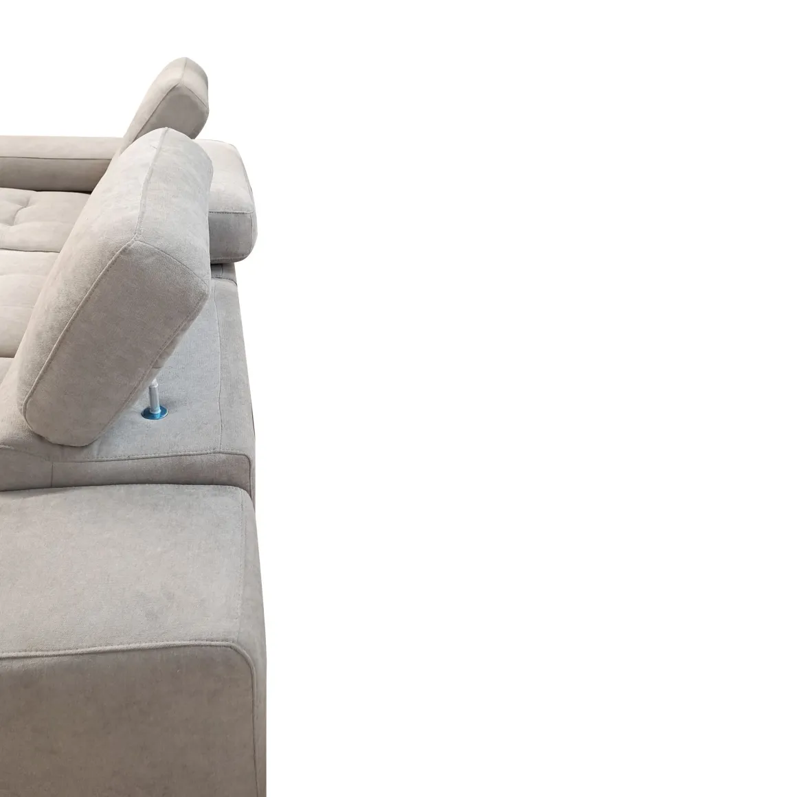 SALOTTO ANGOLARE SOFIA CON CHAISE LONGUE DX IN TESSUTO BEIGE: vendita online SALOTTO ANGOLARE SOFIA CON CHAISE LONGUE DX IN TESSUTO BEIGE in offerta