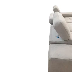 SALOTTO ANGOLARE SOFIA CON CHAISE LONGUE SX IN TESSUTO BEIGE: vendita online SALOTTO ANGOLARE SOFIA CON CHAISE LONGUE SX IN TESSUTO BEIGE in offerta