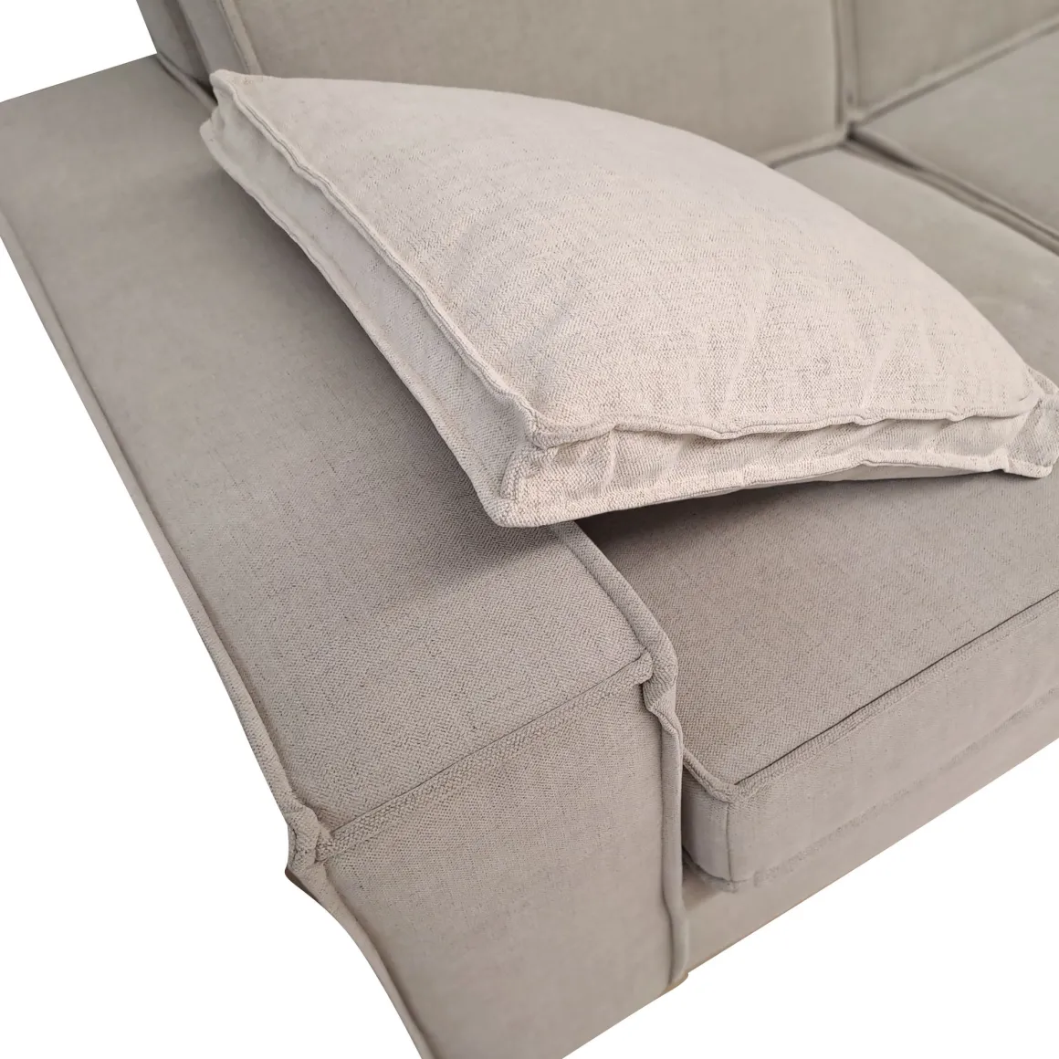 SALOTTO BERLINO CON ELEMENTO UNIVERSALE REVERSIBILE IN TESSUTO BEIGE: vendita online SALOTTO BERLINO CON ELEMENTO UNIVERSALE REVERSIBILE IN TESSUTO BEIGE in offerta