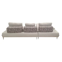 SALOTTO COMPONIBILE EDWARD IN TESSUTO CREMA E BORDEAUX: vendita online SALOTTO COMPONIBILE EDWARD IN TESSUTO CREMA E BORDEAUX in offerta