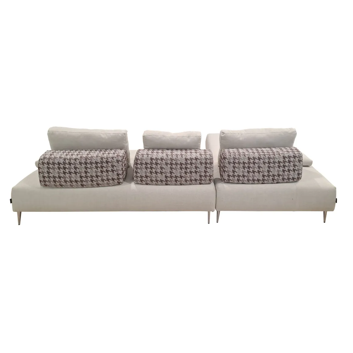SALOTTO COMPONIBILE EDWARD IN TESSUTO CREMA E BORDEAUX: vendita online SALOTTO COMPONIBILE EDWARD IN TESSUTO CREMA E BORDEAUX in offerta