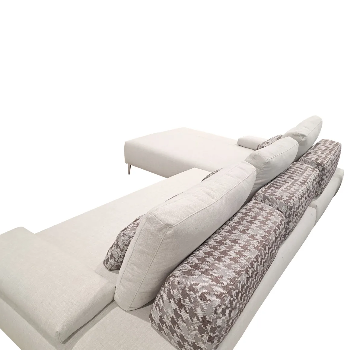 SALOTTO COMPONIBILE EDWARD IN TESSUTO CREMA E BORDEAUX: vendita online SALOTTO COMPONIBILE EDWARD IN TESSUTO CREMA E BORDEAUX in offerta