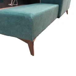 SALOTTO EROS CON CHAISE LONGUE DX IN TESSUTO TURCHESE: vendita online SALOTTO EROS CON CHAISE LONGUE DX IN TESSUTO TURCHESE in offerta