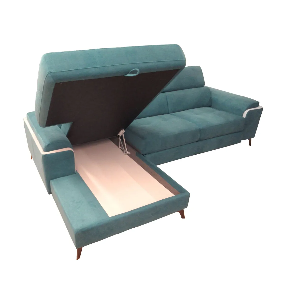 SALOTTO EROS CON CHAISE LONGUE SX IN TESSUTO TUCHESE: vendita online SALOTTO EROS CON CHAISE LONGUE SX IN TESSUTO TUCHESE in offerta