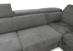SALOTTO EUREKA ANGOLARE DX IN TESSUTO GRIGIO SCURO: vendita online SALOTTO EUREKA ANGOLARE DX IN TESSUTO GRIGIO SCURO in offerta