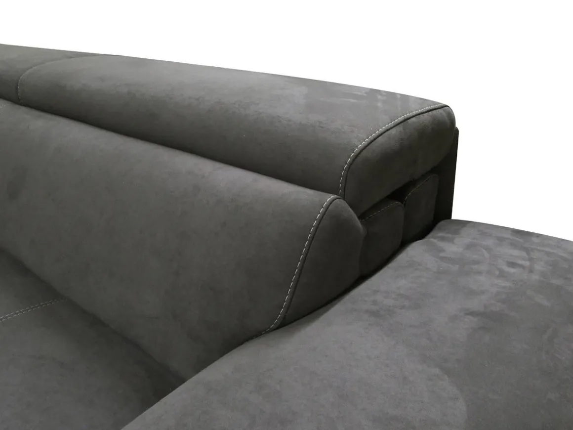 SALOTTO EUREKA ANGOLARE SX CON RETE ELETTROSALDATA IN TESSUTO GRIGIO SCURO: vendita online SALOTTO EUREKA ANGOLARE SX CON RETE ELETTROSALDATA IN TESSUTO GRIGIO SCURO in offerta
