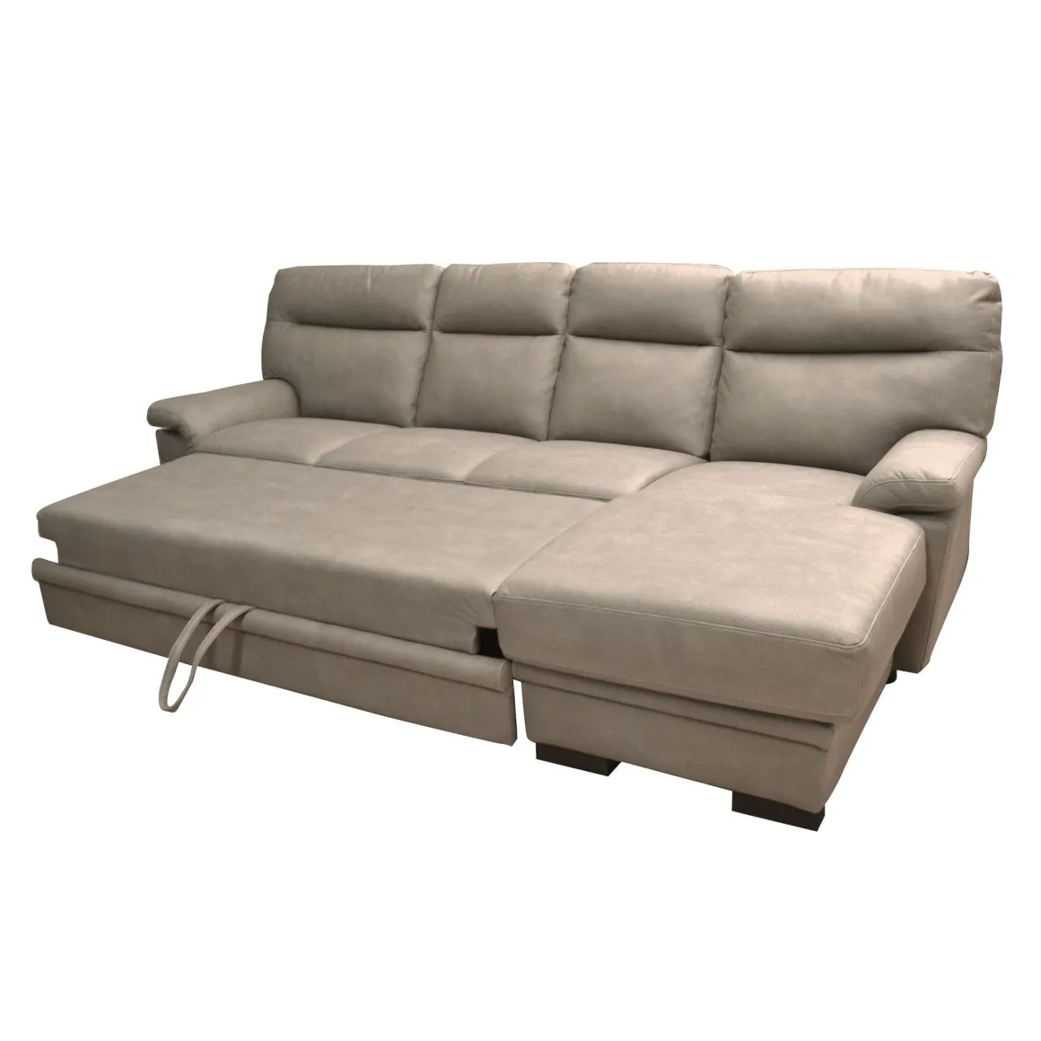 SALOTTO FLAVIA CON PENISOLA DX IN TESSUTO TAUPE: vendita online SALOTTO FLAVIA CON PENISOLA DX IN TESSUTO TAUPE in offerta